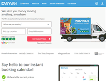 Tablet Screenshot of anyvan.com
